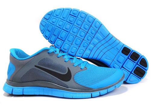 Nike Free Run 4.0 V3 Mens Blue Dark Grey Black Wholesale